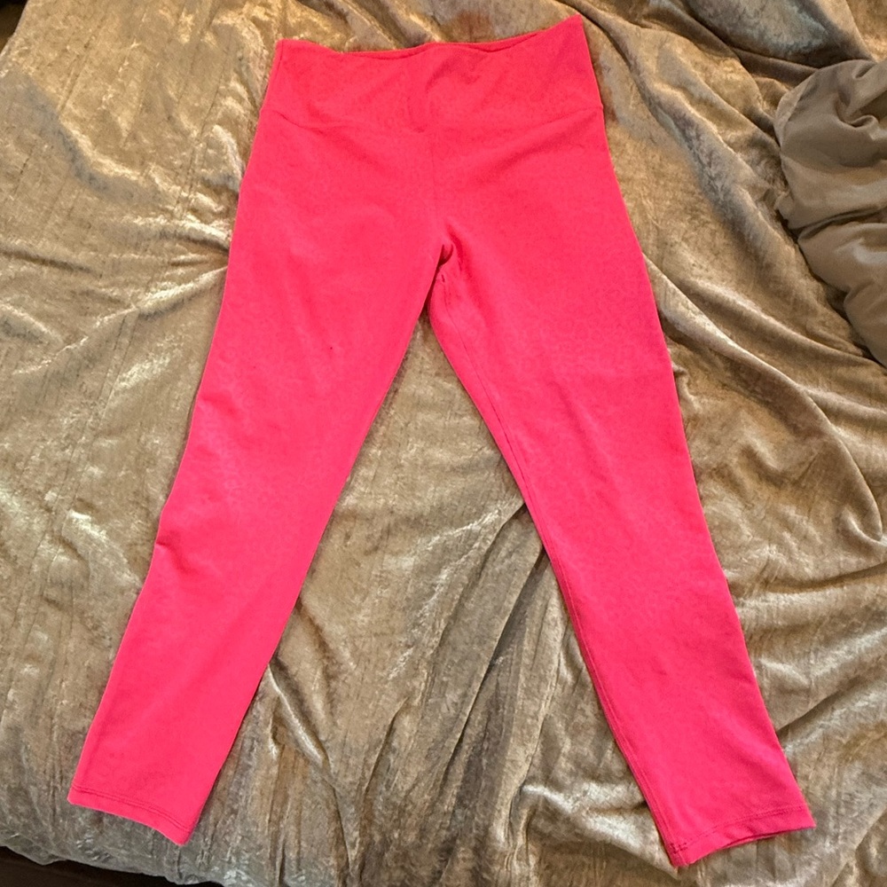 Ziya pink leopard print leggings size 12